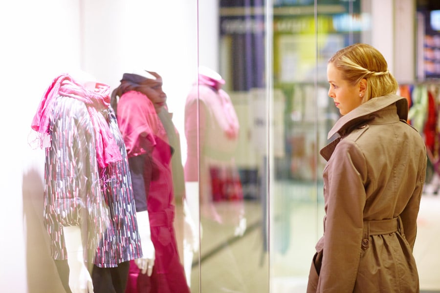 Woman-Window-Shopping