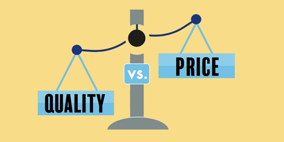 price vs quality graphic